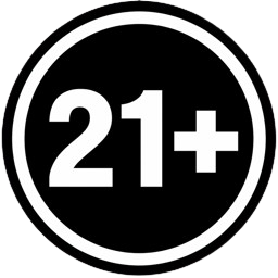 21 plus age requirement badge